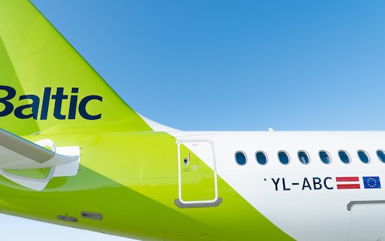 29th airBaltic Airbus A220-300 flew to homebase