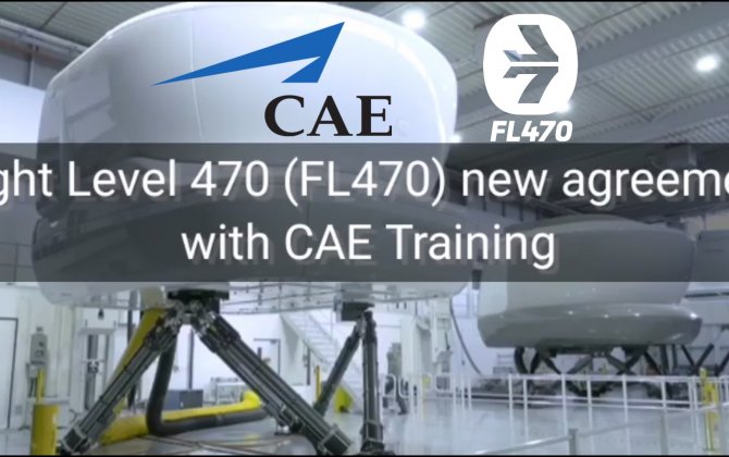 Flight Level 470 (FL470) new agreement with CAE Training