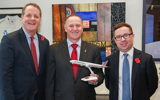 American to start Los Angeles-Auckland in partnership with Qantas
