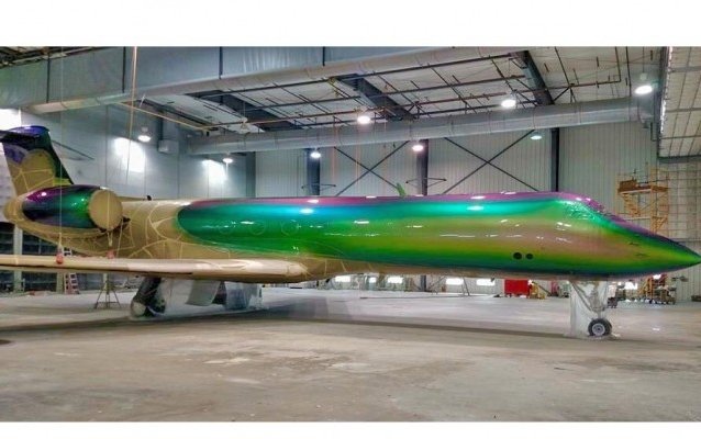 Duncan Aviation Unveils Timelapse of Unique Paint