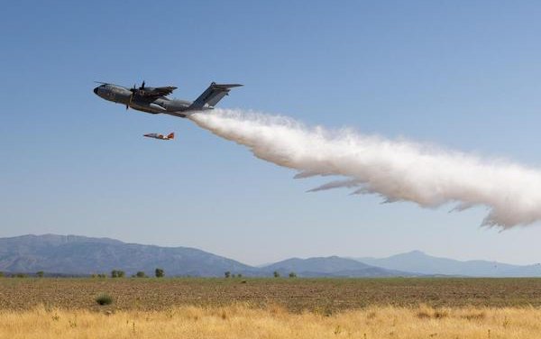 A firefighting kit successfully tested on Airbus A400M