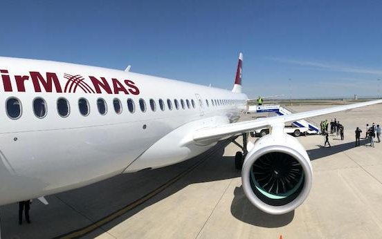 Air Manas enters service with first Airbus A220 powered by Pratt & Whitney GTF engines