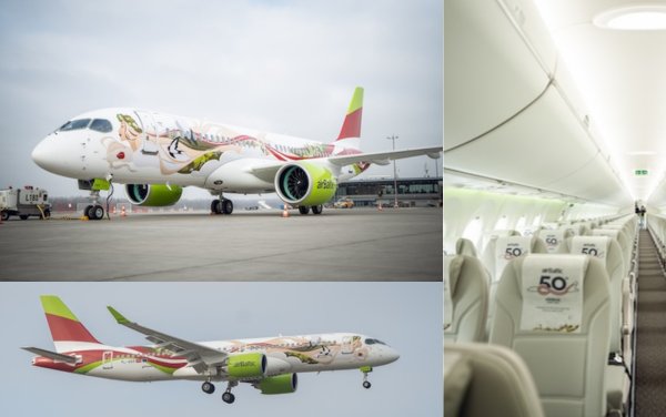 airBaltic welcomed its 50th Airbus A220-300 in Riga