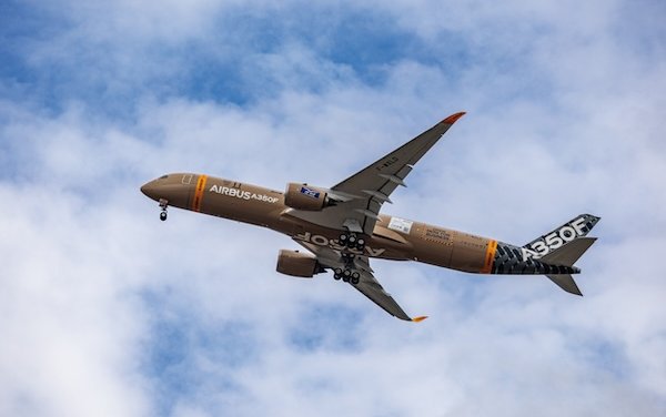 Airbus A350F freighter successfully performs its maiden flight