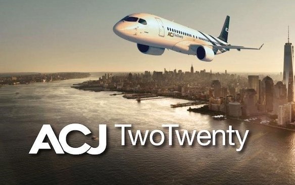 Airbus Corporate Jets and Four Corners Aviation agreement for an ACJ TwoTwenty 
