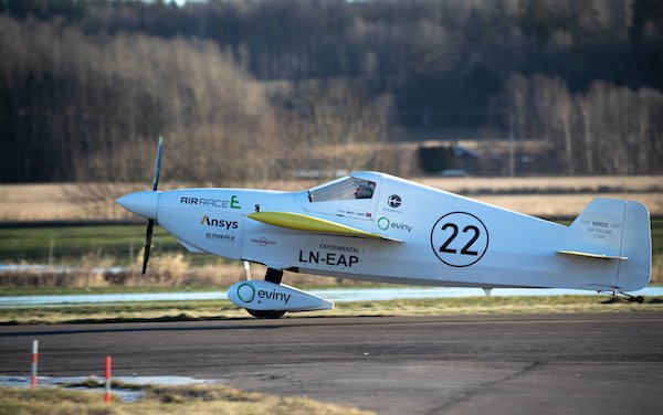 Ansys propels first flight by Air Race E Electric Race Plane