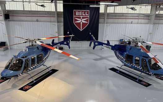 Bell announced delivery of two Bell 407GXis to Chicago Police Department