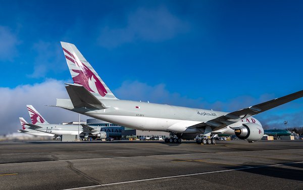 Boeing triple delivery of 777 Freighters to Qatar Airways Cargo