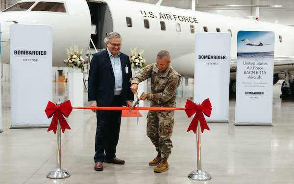 Bombardier Defense delivered high-performance Global aircraft to the U.S. Air Force BACN program