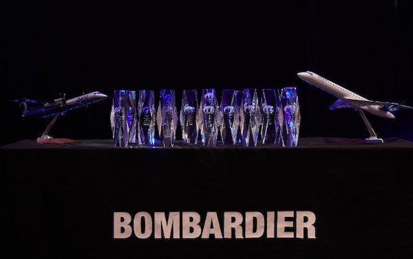 Bombardier named fourteen 2018 Airline Reliability Awards