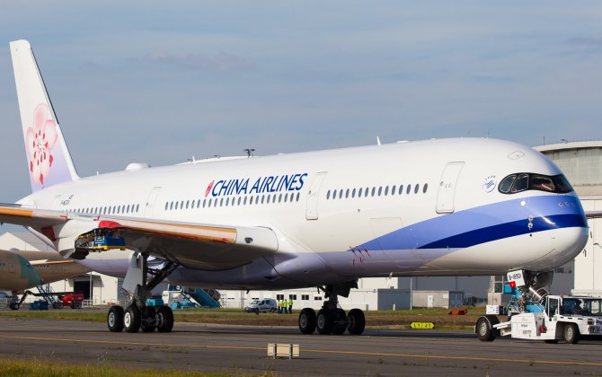 China Airlines’ first A350 XWB ready to start ground and flight tests