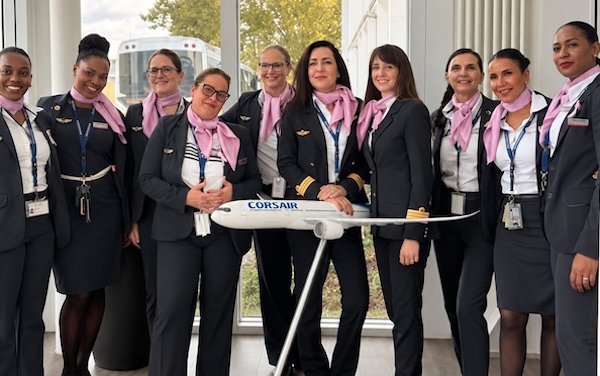 Corsair takes to the skies in pink this October