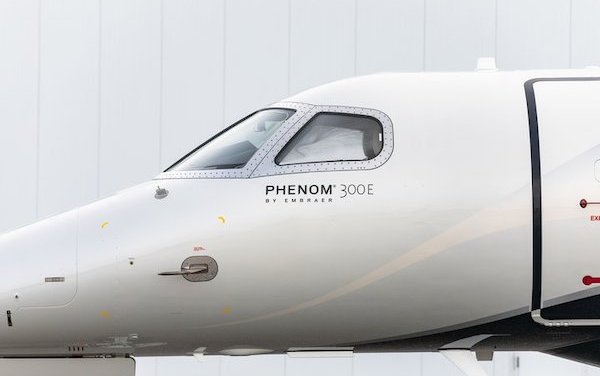 Delivery on schedule - the first, new, enhanced Embraer Phenom 300E