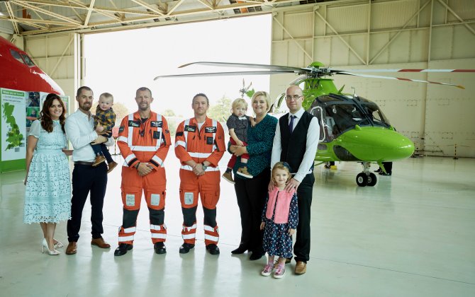 Doncaster welcomes the arrival of New Children's Air Ambulance