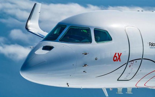 Dassault Aviation at EBACE2022 - Falcon 6X first public appearance and interview with Vadim Feldzer