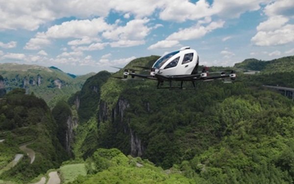 EHang partners with Tianxingjian on scenic flight project with EH216 