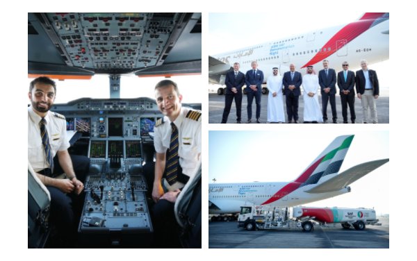 Emirates operated A380 demonstration flight with 100% Sustainable Aviation Fuel