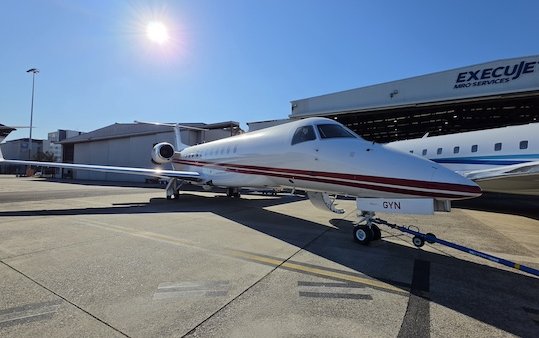 ExecuJet MRO Services Australasia successfully completes 20-Year heavy maintenance inspection on Indonesian Legacy 600