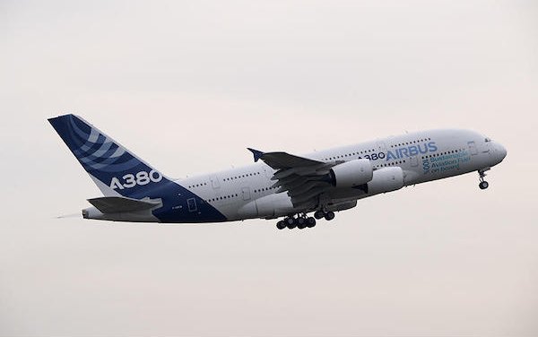 First A380 powered by 100% Sustainable Aviation Fuel takes to the skies