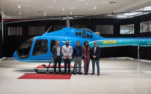 First Bell 505 delivered to West Africa