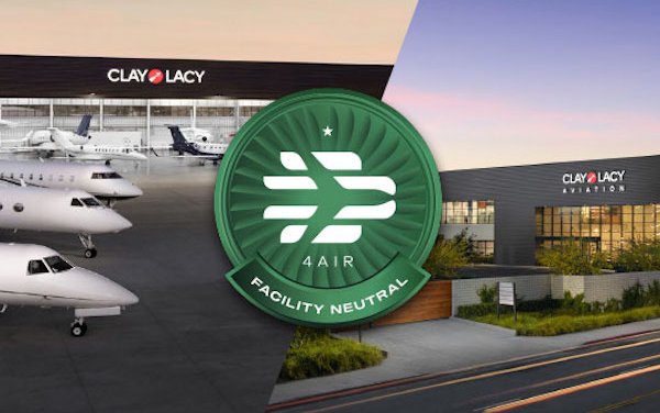 First certified company by 4AIR Facilities neutral sustainability rating - Clay Lacy