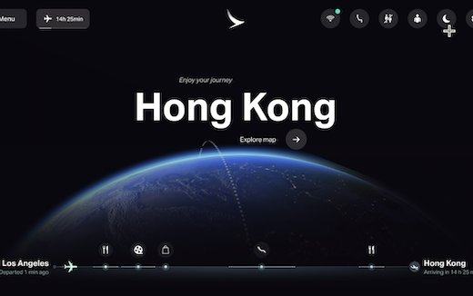 FlightPath3D reinvents flight journey experience on Cathay Pacific 