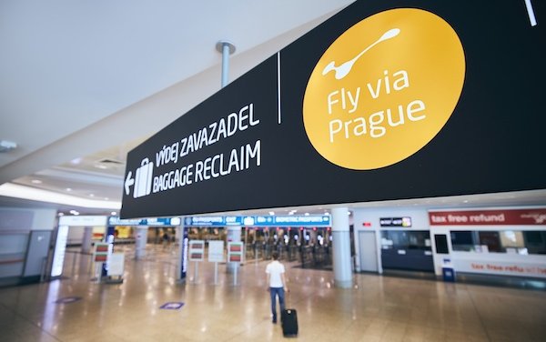 Fly via Prague service for transfer passengers by Prague Airport 