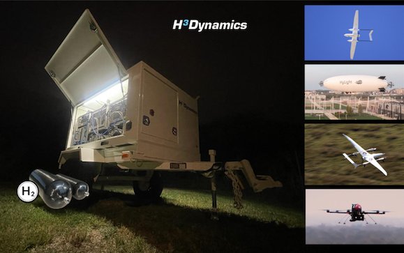 H3 Dynamics announces hydrogen production, storage and filling stations for long-range hydrogen drones & UAVs