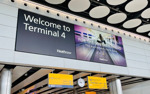 Heathrow Airport - the summer starts on 14 June 2022