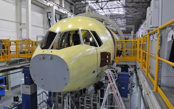 Irkut Corporation delivered MC-21 fuselage to TsAGI for static tests