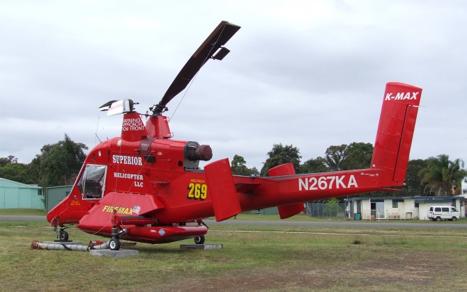 Kaman promoting K-Max firefighting role at FIDAE 2016