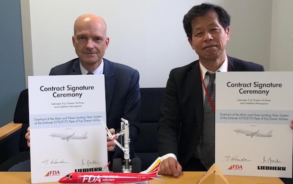 Liebherr-Aerospace to Overhaul Landing Gear Systems for Fuji Dream Airlines