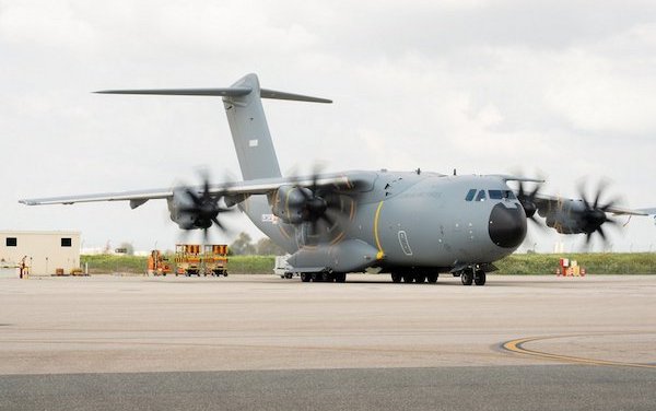 Maiden flight of Luxembourg Armed Forces A400M 