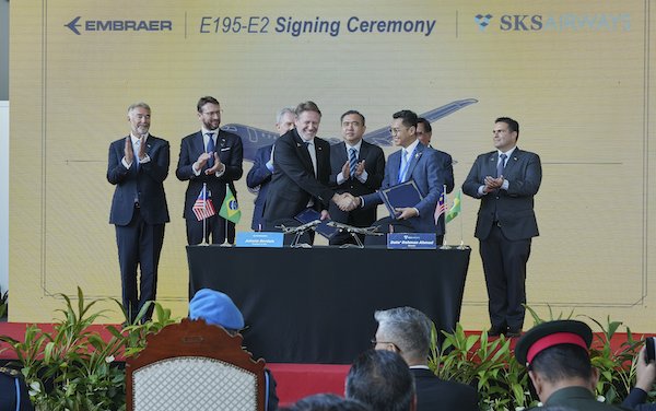 Malaysia SKS Airways selects Embraer E195-E2 to drive growth