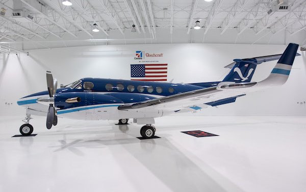 Missionized Beechcraft King Air 350CER delivered to NOAA
