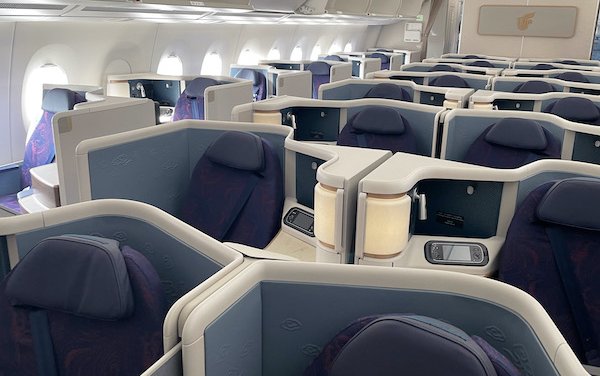 Newest Recaro Aircraft Seating Business Class seat takes flight on Air China A350 