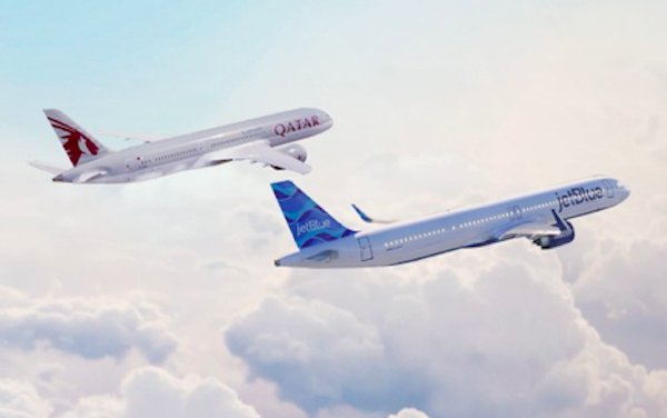 Qatar Airways and JetBlue further enhance codeshare agreement