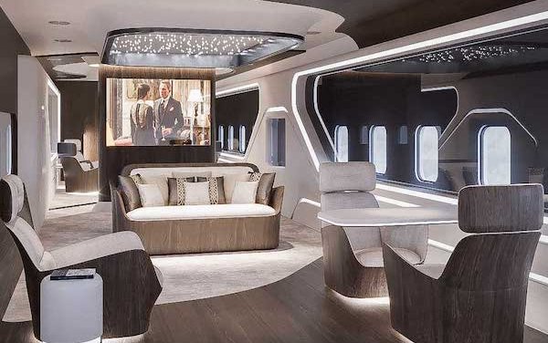 Reconfiguration, modular thinking, sense of details – jet interior vision by Ali Benham Bakhtiar 