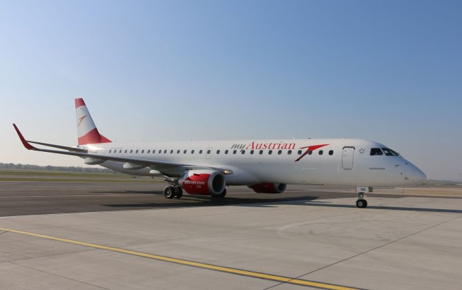 Sixth Austrian Airlines Embraer OE-LWK Took Off