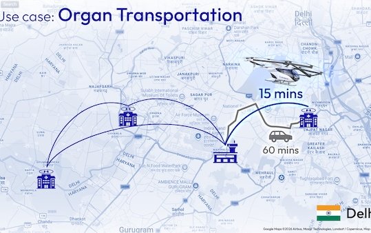 SkyDrive to evaluate potential routes for eVTOL medical logistics in India in partnership with Air India and Suzuki