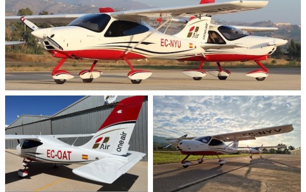 Spanish ONE AIR flight school expands fleet with Tecnam P2008JC 