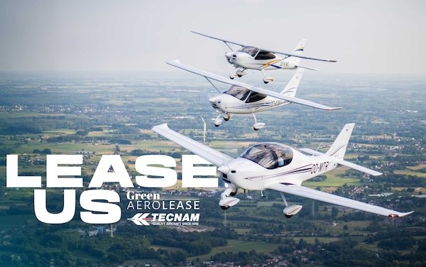 Tecnam and Green Aerolease launch a dedicated rental offer for Tecnam Aircraft