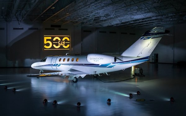 Textron Aviation celebrates 500th Cessna Citation CJ4 delivery as Gen3 era advances