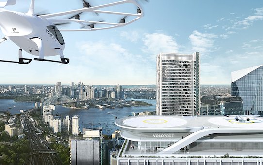 The efficient & ready-made vertiport network solution for urban eVTOL operations - Volocopter VoloPort 