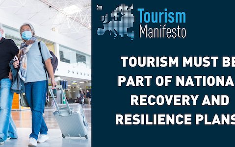 Tourism must be part of national recovery and resilience plans 