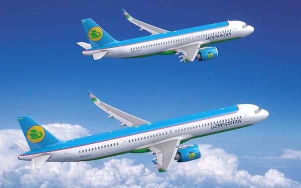 Uzbekistan Airways orders 12 A320neo family aircraft