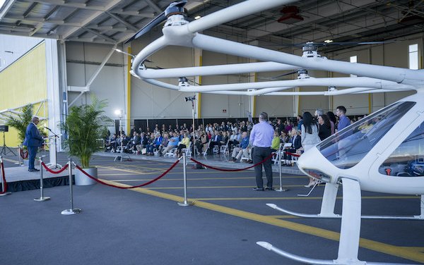 Volocopter soars under the blue skies of Tampa