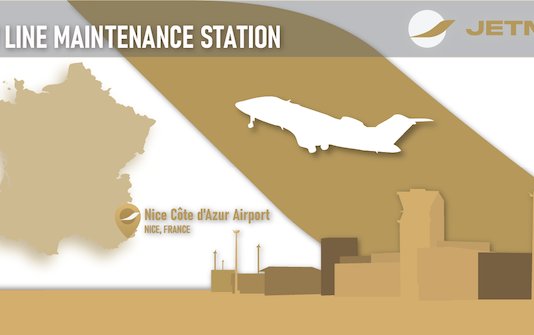 Welcome new JET MS line maintenance station in Nice, France