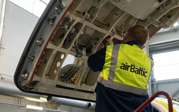 World’s First Airbus A220-300 C Check performed by airBaltic
