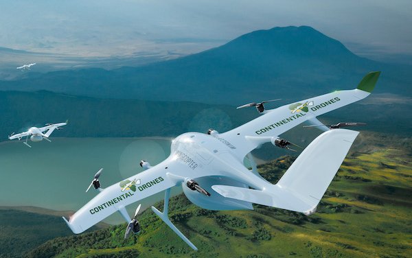 12 000 Wingcopters for world largest commercial drone deployment -  Continental Drones & Wingcopter